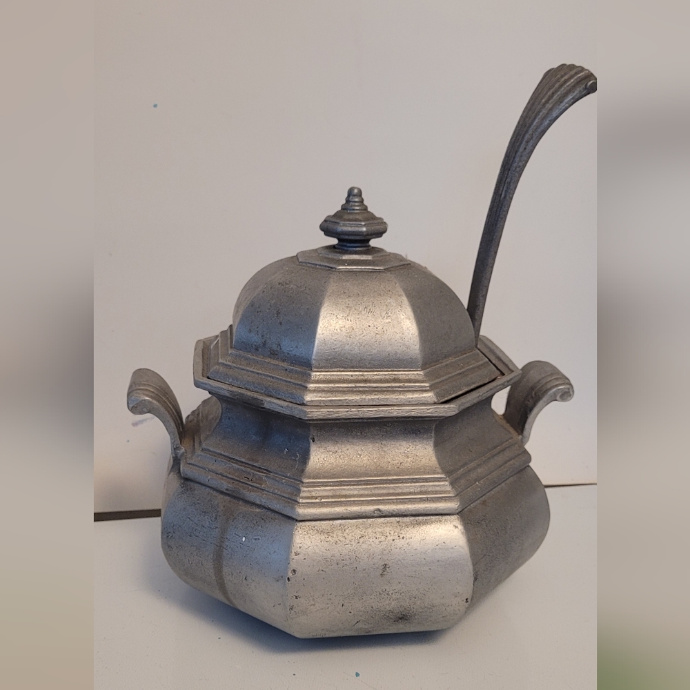 Vintage Pewter Punch Casserole